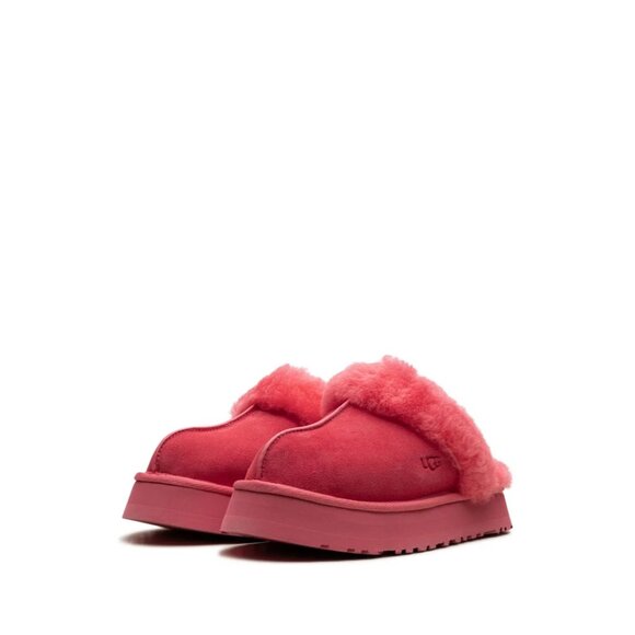 UGG Shoes - NWB UGG Disquette Shearling Platform Slippers Pink Size 7